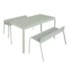 Banc de jardin aluminium Idaho