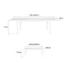 Table de jardin aluminium Lyra II