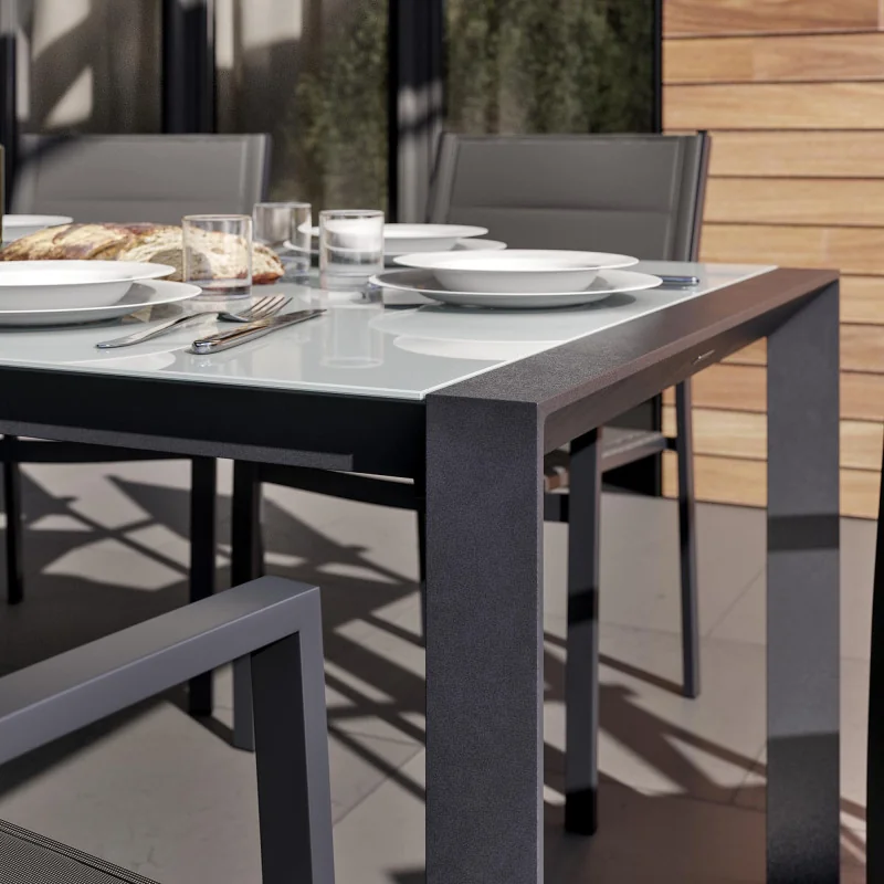 Table de jardin aluminium Aquila II