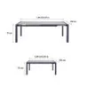 Table de jardin aluminium Aquila II