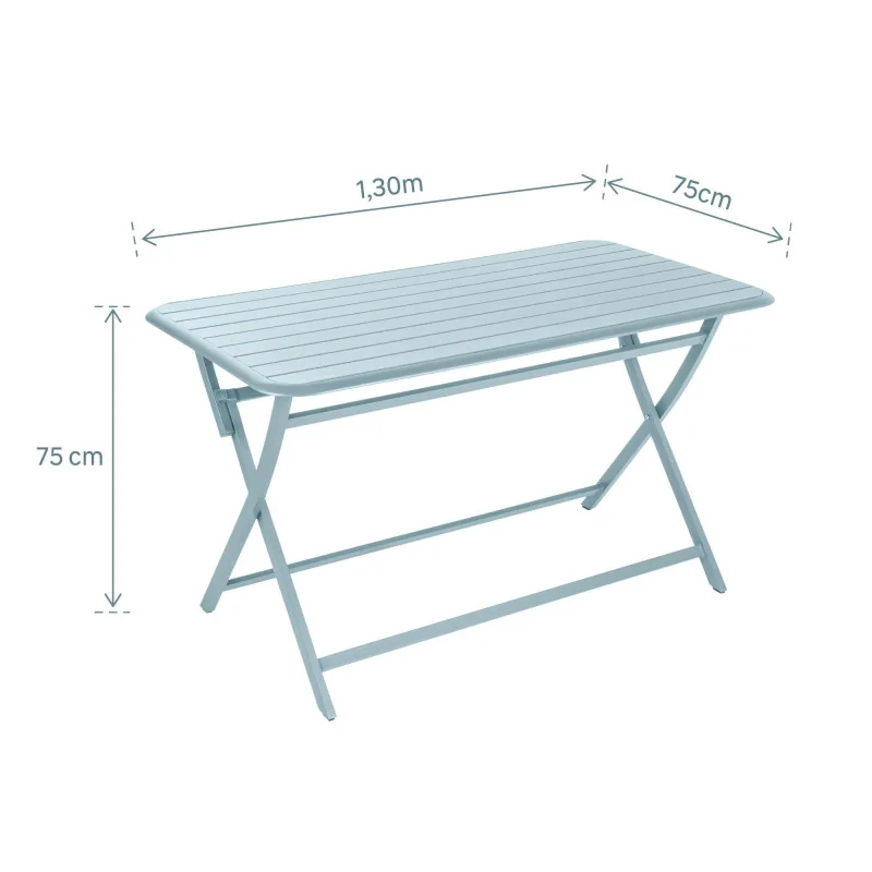 Table de jardin aluminium Idaho