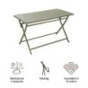 Table de jardin aluminium Idaho