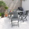 Table de jardin aluminium Idaho