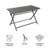 Table de jardin aluminium Idaho