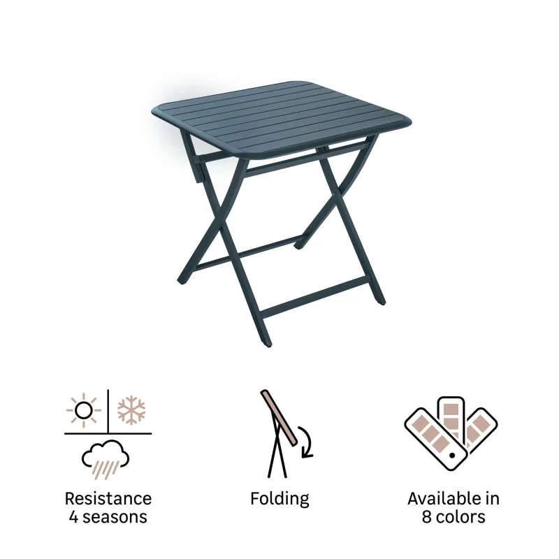 Table de jardin aluminium Idaho