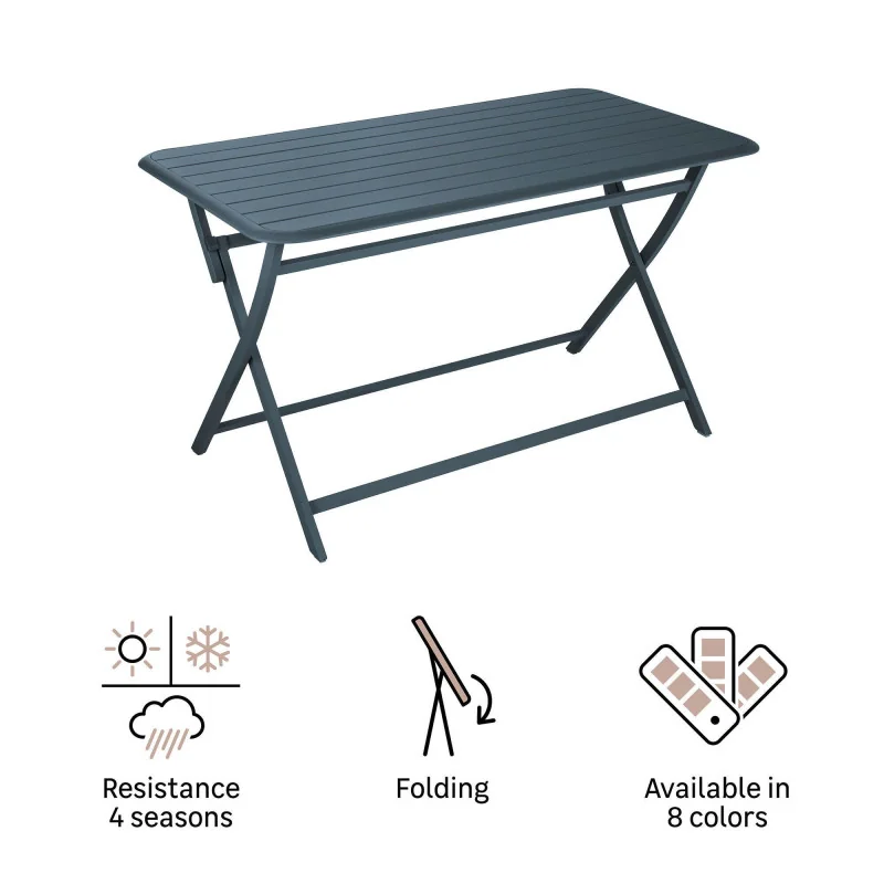 Table de jardin aluminium Idaho