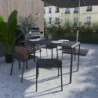 Table de jardin aluminium Idaho