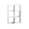 ETAGERE 6 CASES BLANC MIX