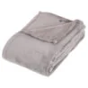 PLAID MICROFIBRE GRIS 125X150