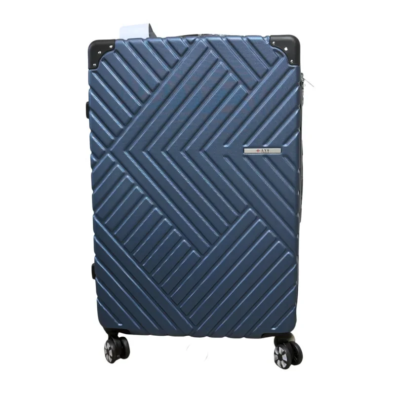 Valise bleue Trolley 77 cm