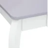 Coiffeuse et tabouret enfant Sirène L70,5cm Blanc - ATMOSPHERA - 200412