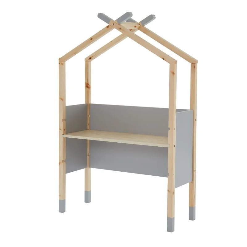 Bureau enfant Tipi Tiny évolutif 100x153,5,40cm Gris - BAÏTA - BUTINY1BS01_175