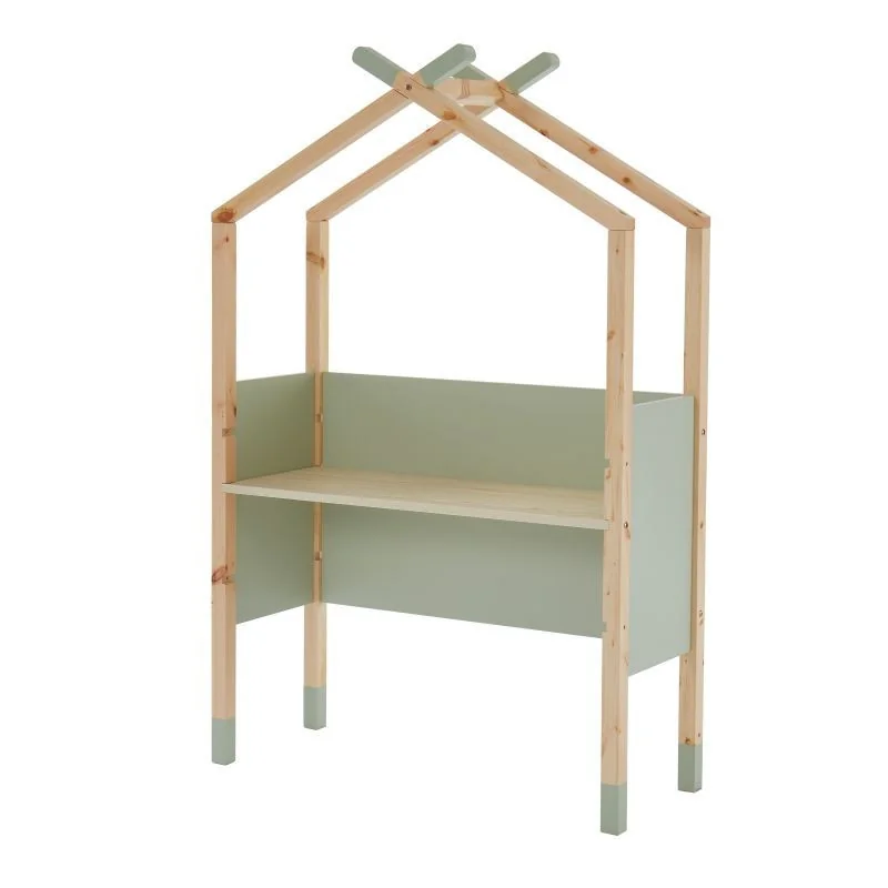 Bureau enfant Tipi Tiny évolutif 100x153,5,40cm Vert - BAÏTA - BUTINY1BS01_232