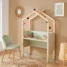 Bureau enfant Tipi Tiny évolutif 100x153,5,40cm Vert - BAÏTA - BUTINY1BS01_232