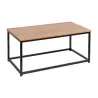 Table basse 90x48x40cm Naturel/Noir - INTENSO - CJ904840Z