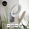 Applique led en aluminium polycarbonate Quito xl Gris/Argent - INSPIRE - 84660007