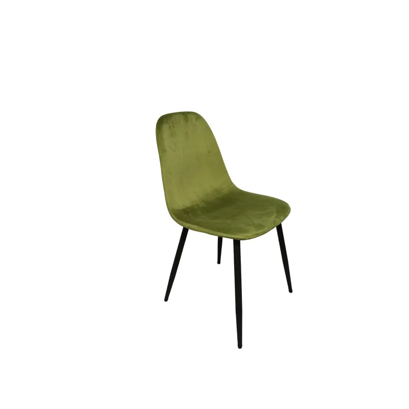 Chaise Flibuste 50,5x44x86cm Vert olive - 58500