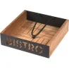 Range-serviettes Bistro 18x18x5cm - EXCELLENT HOUSWARE - HZ1940050