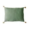 Coussin Panama avec 4 pompons en jute 50x70cm Argile - ENJOY HOME - 2007AGCJT050070