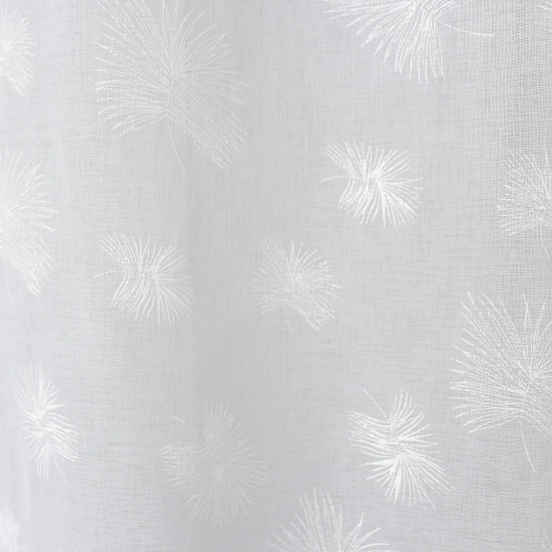 Voilage Mambo en polyester 140x240cm Blanc - 70759BCV140240