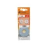 Lot De 2 Rondelles Acier Carbone Zingué, Diam.15 Mm Standers