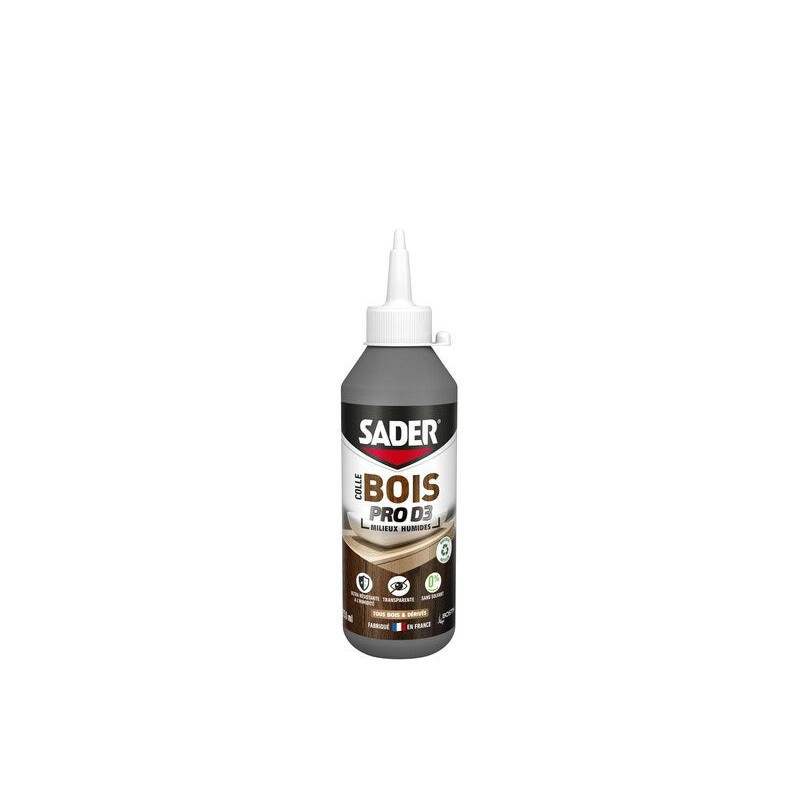 Colle À Bois Progressive Pro D3 Sader, 250G