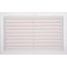 Grille d'aération abs naturel, L.16.5 x l.26 cm