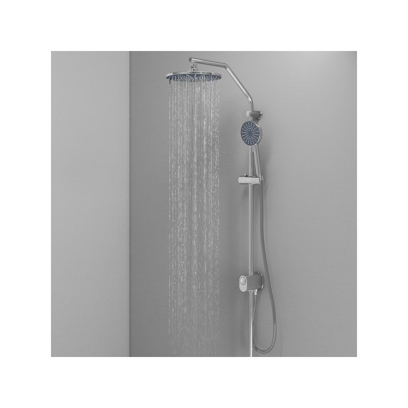 Colonne de douche sans robinetterie, SENSEA Easy, Chromé