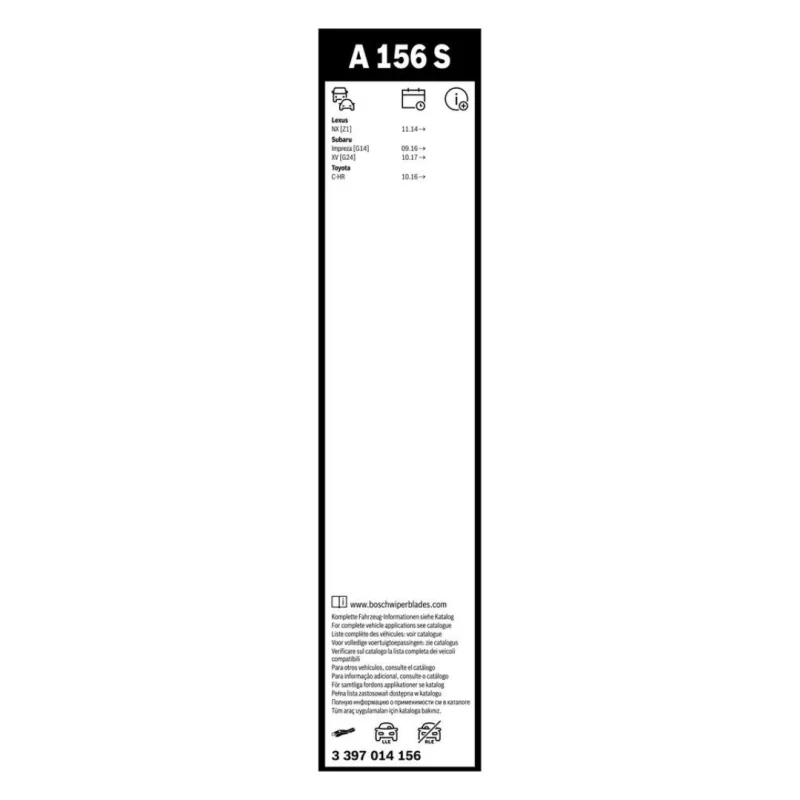 Balai d'essuie-glace AeroTwin 600 & 400 mm - BOSCH - 3397014156