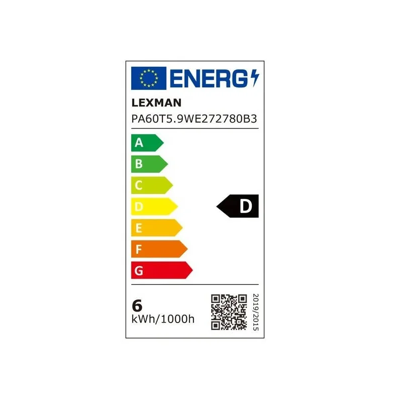 Ampoule LED standard 60W E27 2700K x3pcs Blanc neutre - LEXMAN - 86577545