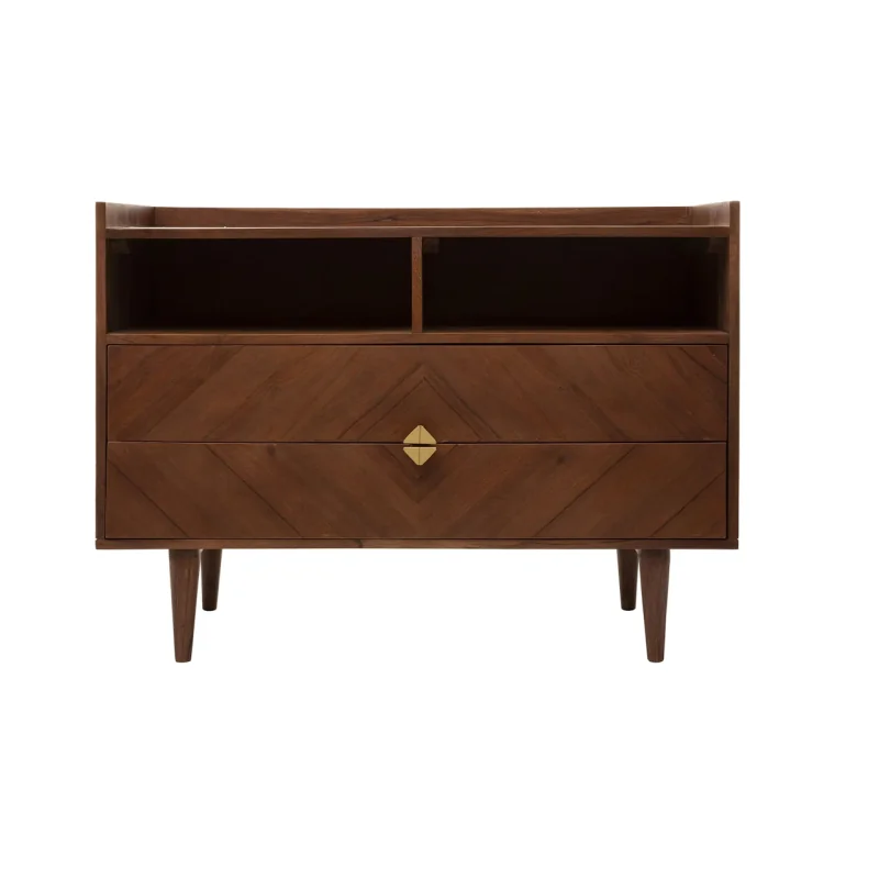 Commode 2 Tiroirs Acacia Roxas - ATMOSPHERA