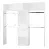 Penderie extensible SPACEO Home, blanc H.240 x l.120 x P.45 cm