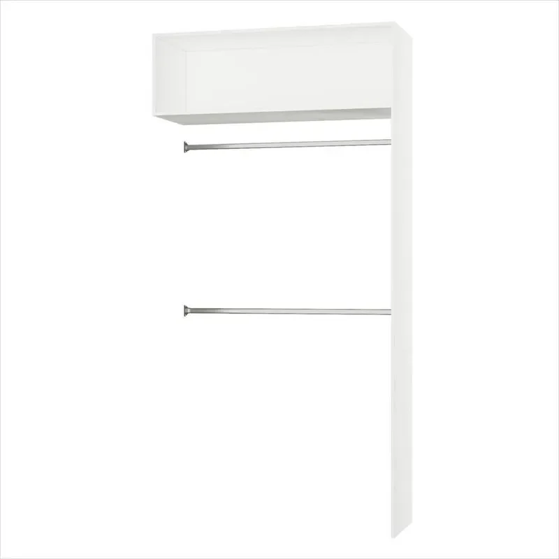 Penderie extensible SPACEO Home, blanc H.240 x l.120 x P.45 cm