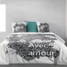 Housse de couette 220x240 cm + 2 taies d'oreiller