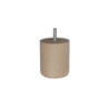 Pied De Meuble Cylindrique Fixe Hêtre Brut Blanc / Beige / Naturels, 8 Cm