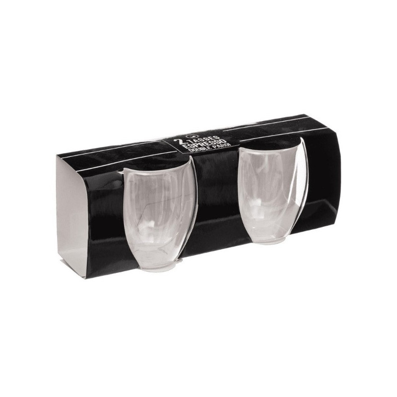 Lot de 2 Tasses Espresso Double Paroi 10 cL