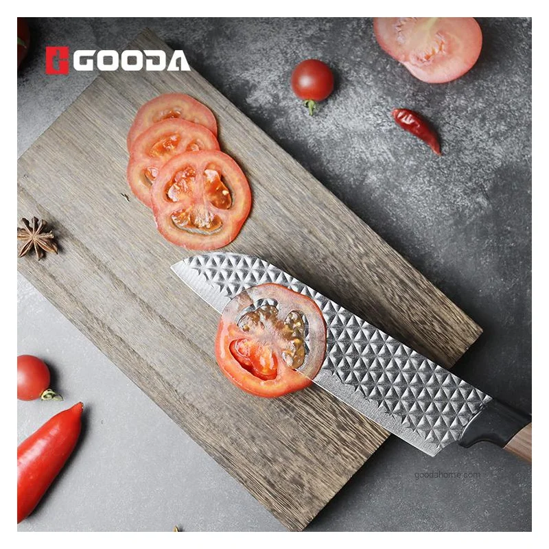 Ensemble de 4 couteaux de cuisine noir + accessoires - GA-002 - GOODA