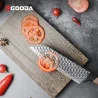 Ensemble de 4 couteaux de cuisine noir + accessoires - GA-002 - GOODA