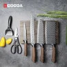 Ensemble de 4 couteaux de cuisine noir + accessoires - GA-002 - GOODA