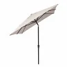 Parasol pied central Avea rectangulaire 300x200cm Taupe - NATERIAL