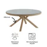 Table de jardin en aluminium Medena 8 places Gris - NATERIAL - :100158103