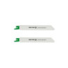 Lot De 2 Lames Bois Coupe Droite 100 Mm Dexter Pour Scie Sabre