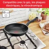 Batterie de cuisine 9 pièces supercook noir - TEFAL - B459S9