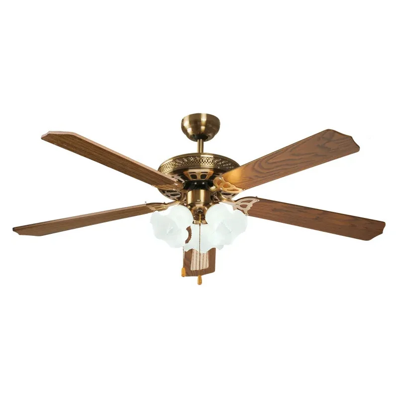 Ventilateur de plafond Reunion 5 pales 60W Rotin - INSPIRE