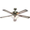 Ventilateur de plafond Reunion 5 pales 60W Rotin - INSPIRE