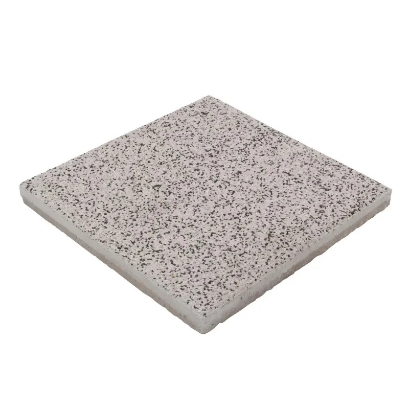 Dalle béton gravillonnée 40x40x3.7cm Noir/blanc - NEXTERIA - 310095