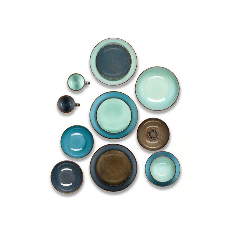 Assiette plate feeling turquoi PRO - AMEFA - AME-AD0051