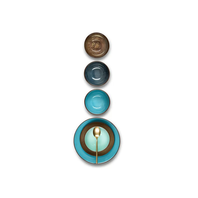 Assiette plate feeling turquoi PRO - AMEFA - AME-AD0051