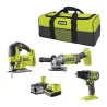 Combo 3 outils électroportatifs 18V One+ Vert/Noir - RYOBI - RCK184-252S