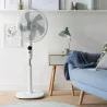 Ventilateur sur pied Silent blanc 25 W, D40 cm